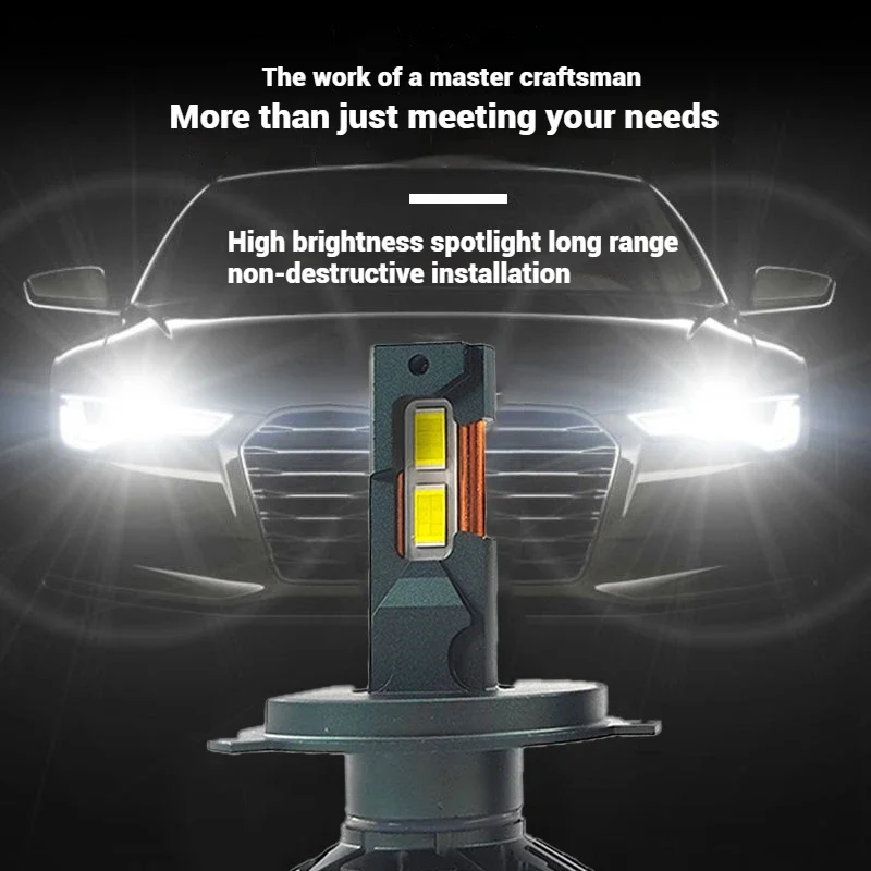 

TCYATO High Lumen 3570 CSP светодиодные автомобильные фары аксессуары для ламп H1 H4 H7 9005 V45PRO авто светодиодные фары