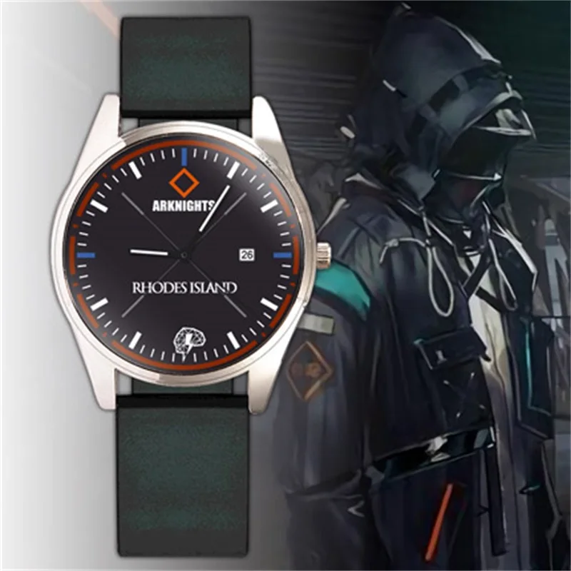 Game Arknights Amiya SilverAsh Doctor Men Women Quartz Electronic Wristwatch Cosplay Student Fashion Cartoon Watch Birthday Gift