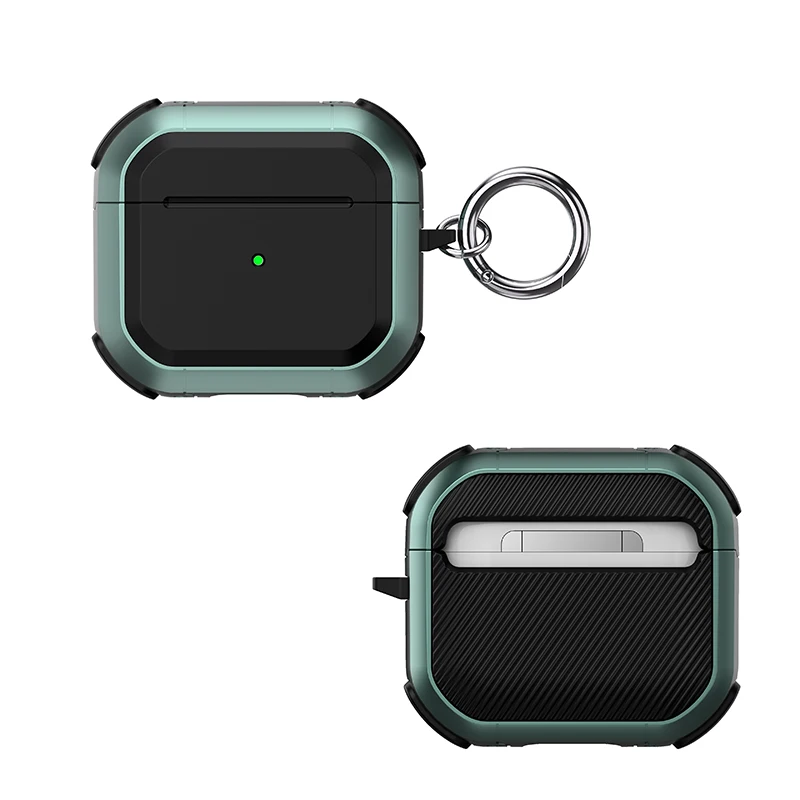 غطاء لجهاز Airpods Pro 2 حافظة تي بي يو غطاء حماية لجهاز AirPods 3 جيل ملحقات سماعات لاسلكية مع سلسلة مفاتيح