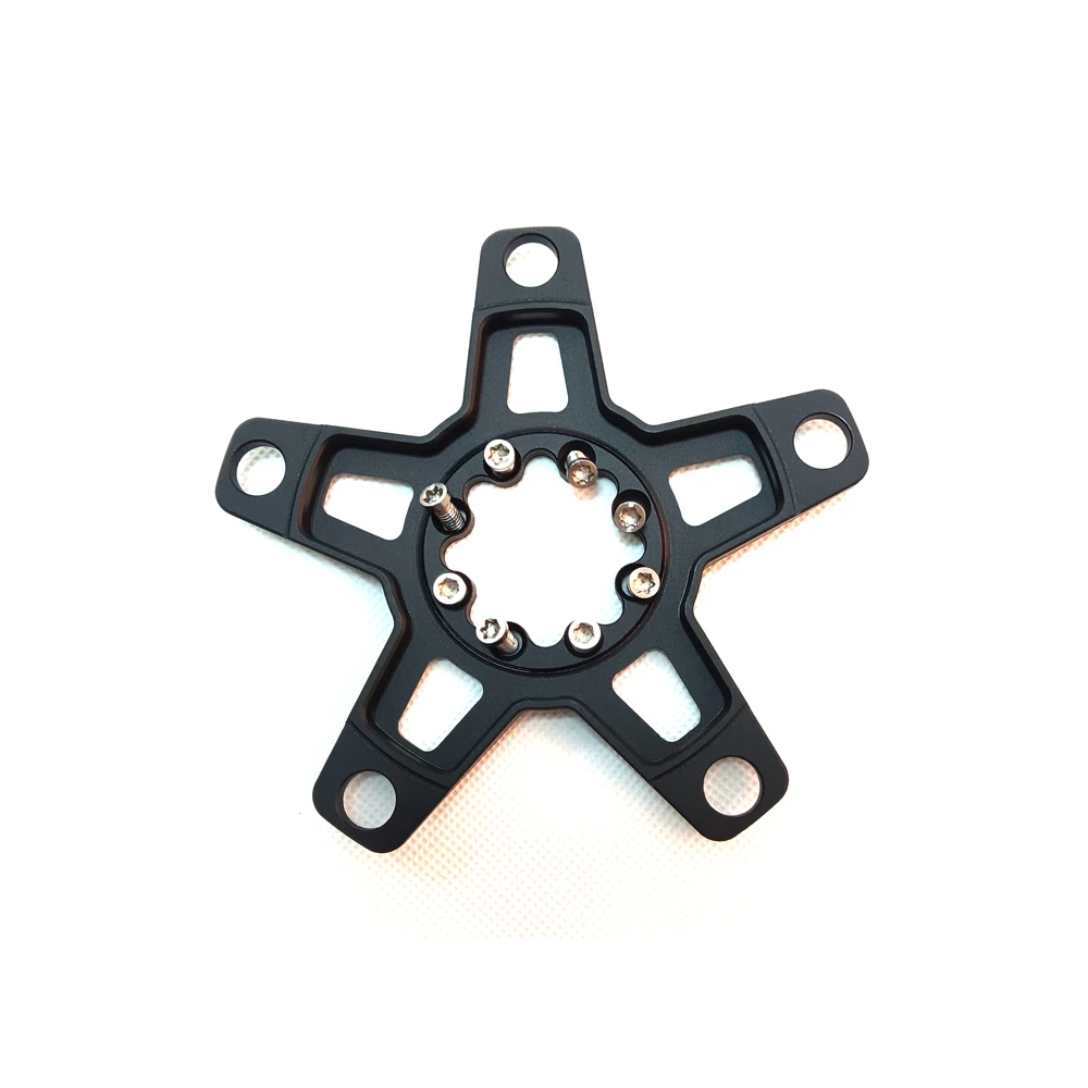 AEROWERK Leese Road Faltfahrrad-Kettenblattadapter BCD110 / BCD130 5 Schrauben 8 Löcher Spider für 8 Schrauben / 8 Nägel Kurbel Rot – Detail 2