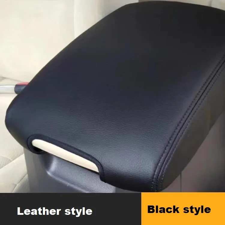 Genuine Leather Front Armrest Case Cover for Toyota Land Cruiser Prado 150 2010 - 2022 Interior Modification Accessories