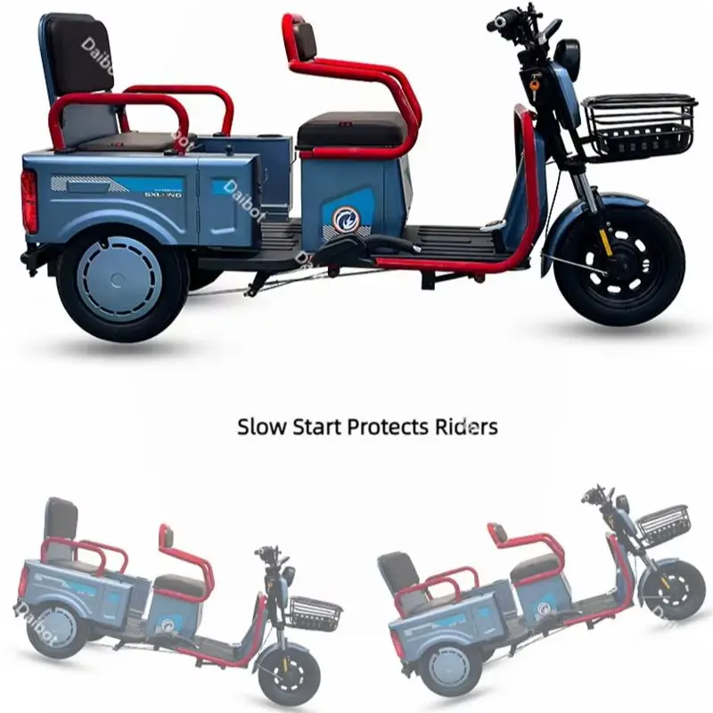 Рисунок 6 - Семейный трехколесный грузовой электрический самокат