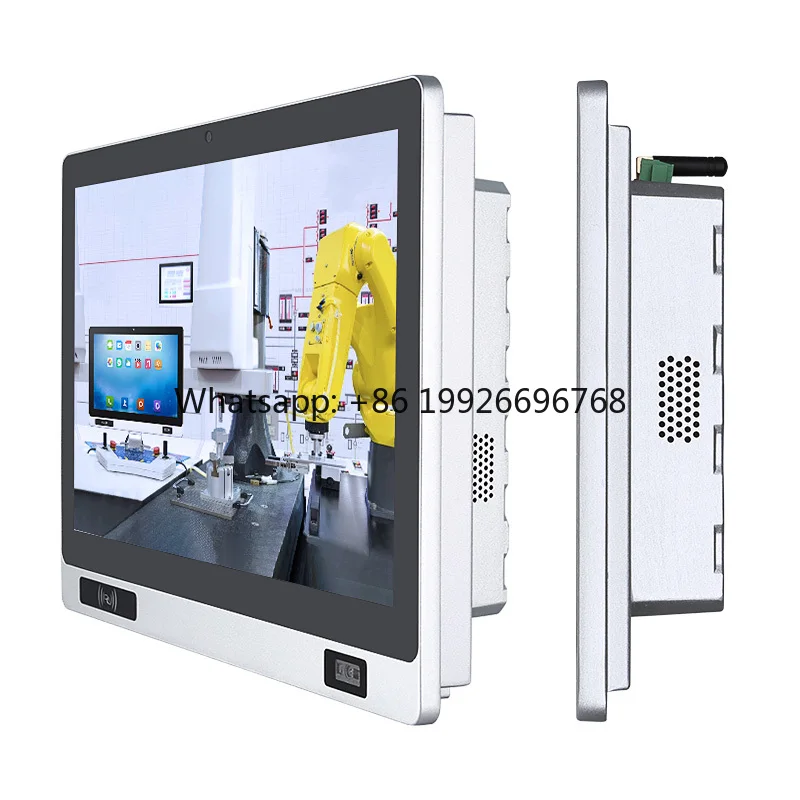 

10.1 11.6 Inch Lcd Touch Screen Fanless Wall Mounted 21.5inch Industrial All in One Panel Pc with NFC/Camera for MES System