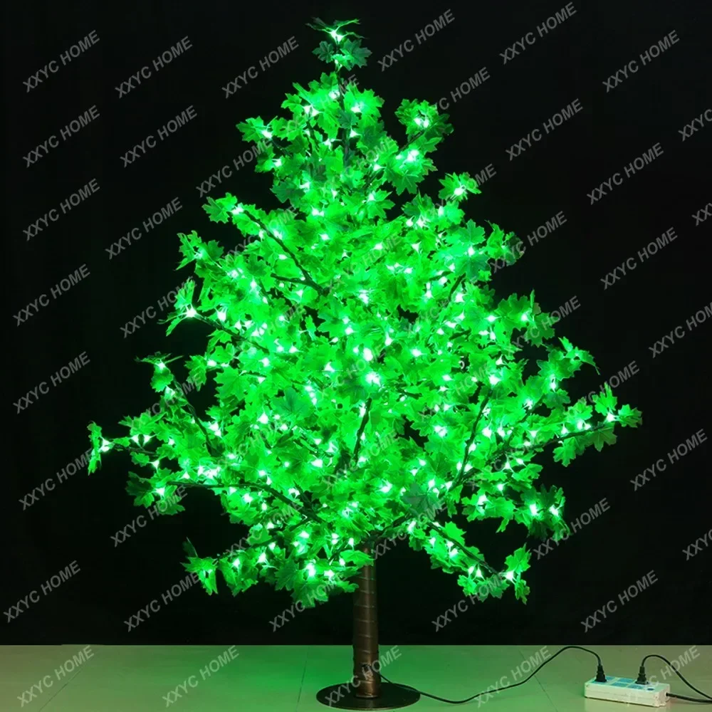 

Outdoor LED Maple Tree Light Christmas Xmas Tree 1.5M 2M Height Fairy Garden Landscape Lighting For Holiday Wedding Party Decor