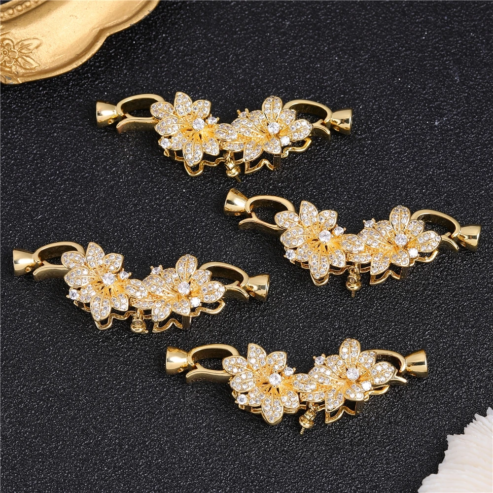 Juya handgemachte Luxus Anhänger Schmetterling Verschlüsse Schloss Verschluss Verschlüsse Zubehör für DIY Perlenarbeiten Perlen Kristall Schmuck machen – Detail 10
