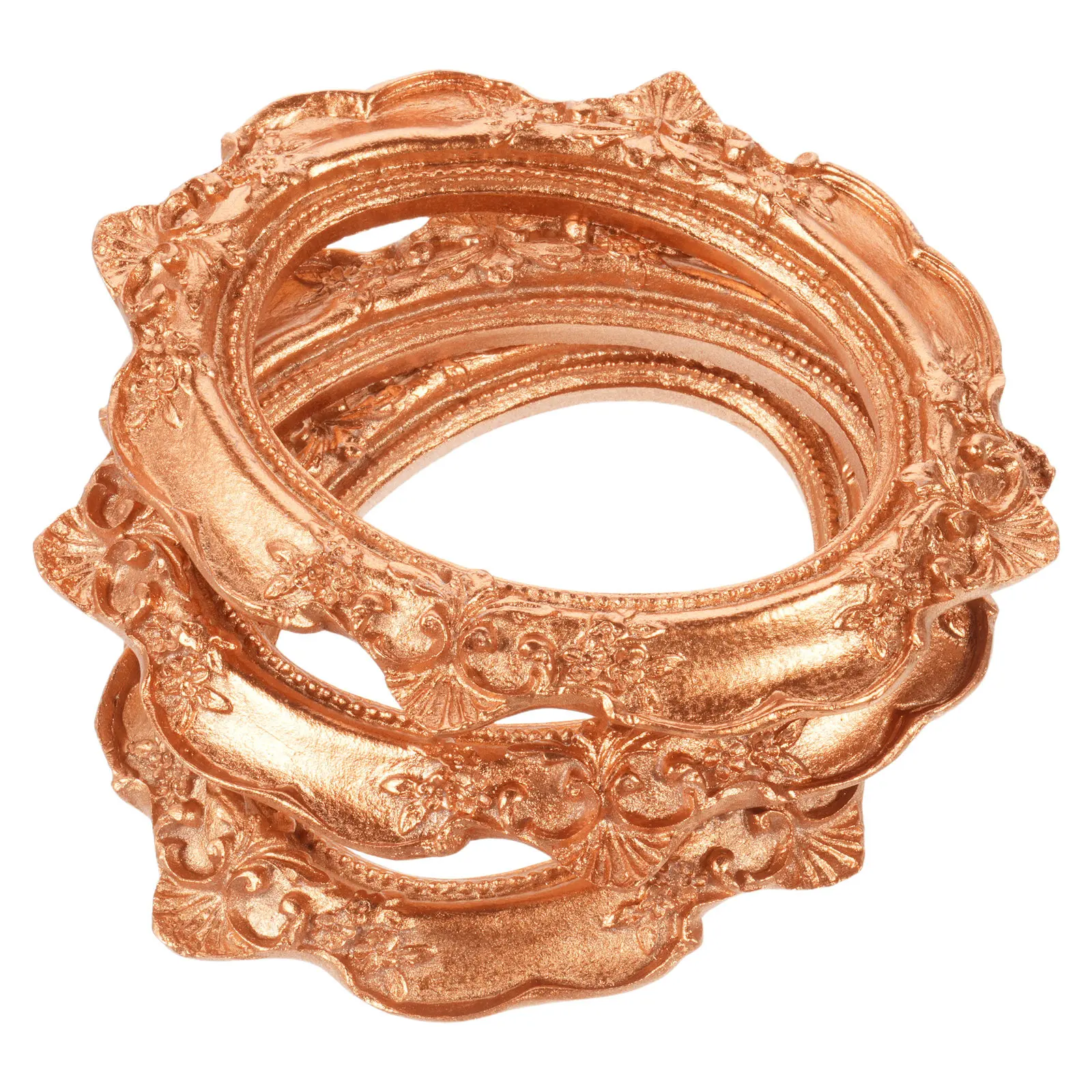 

3Pcs Mini Picture Frames Vintage Gold Resin Nail Art Photo Background Props for Salon Display Handheld Shoots Cute Small Frames