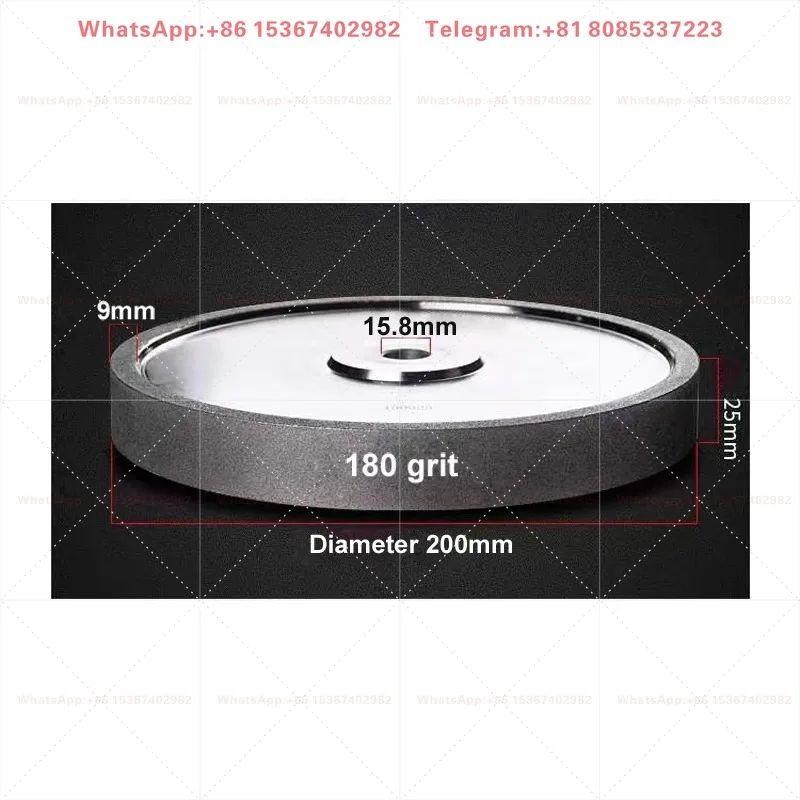 CBN Grinding Wheel #180 #380 #650 Grit Abrasive Disc Practical Sharpening Accessory for Woodturning Tools and Measuring