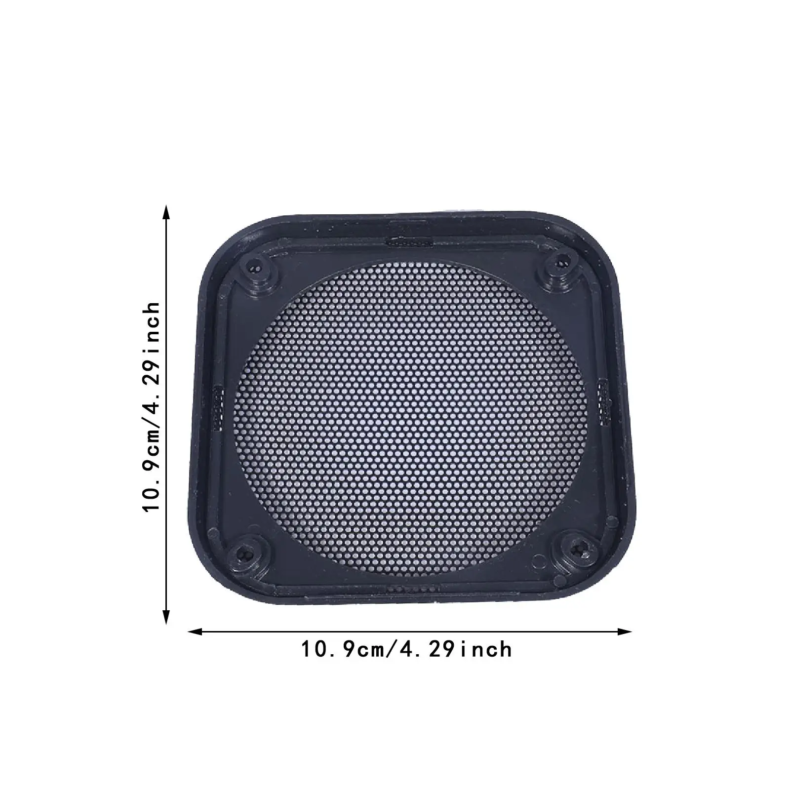 Sturdy Speaker Grill Cover PP Frame Iron Mesh Subwoofer Guard for Car and Home Audio Speaker 4 Inch