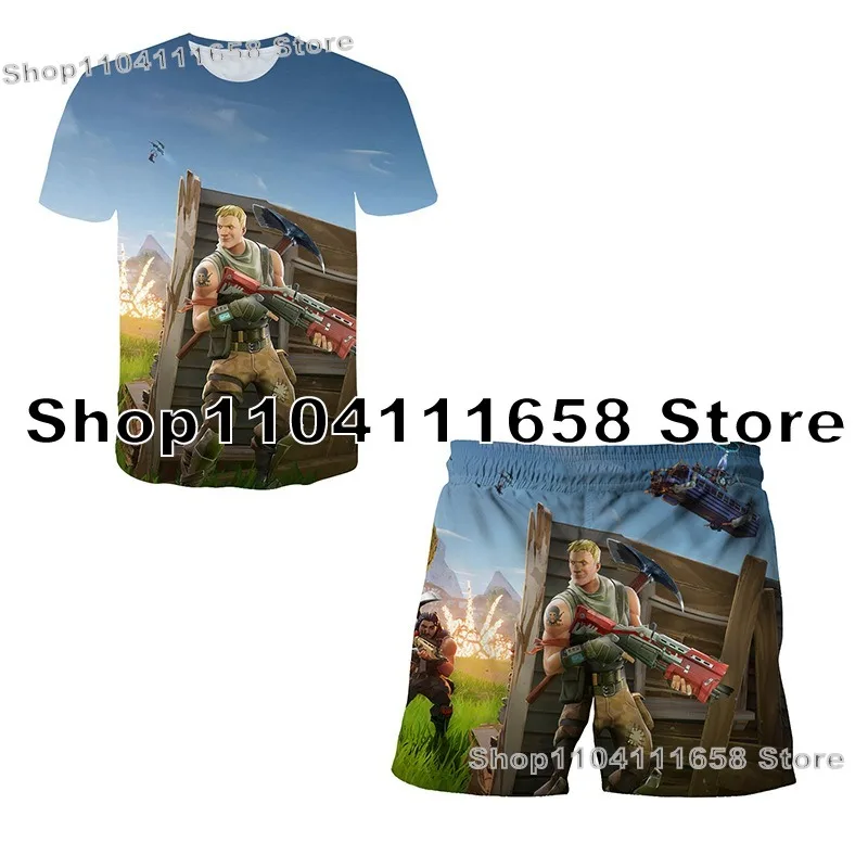 3D футболка, шорты