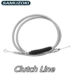 Clutch Line 140cm/ 160cm/ 180cm For Harley Sportster Iron XL 883 1200 H XL883R P L C Dyna Softail Fat Boy Road King