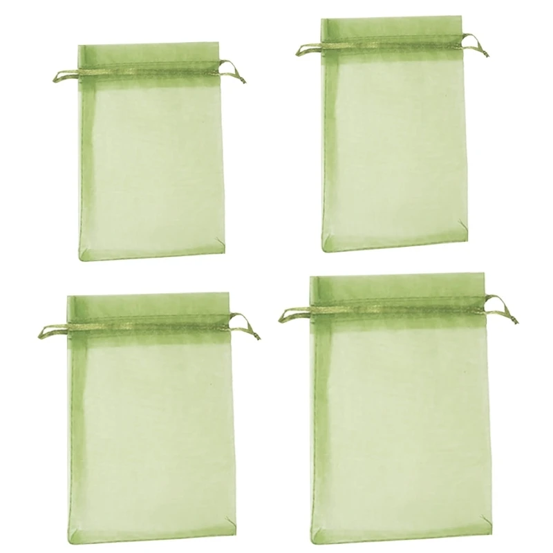 100PCS Fruit Protection Bags Insect Control Garden Netting Bags Strawberry Grapes Mesh Bag Plant Vegetable Grow Bags