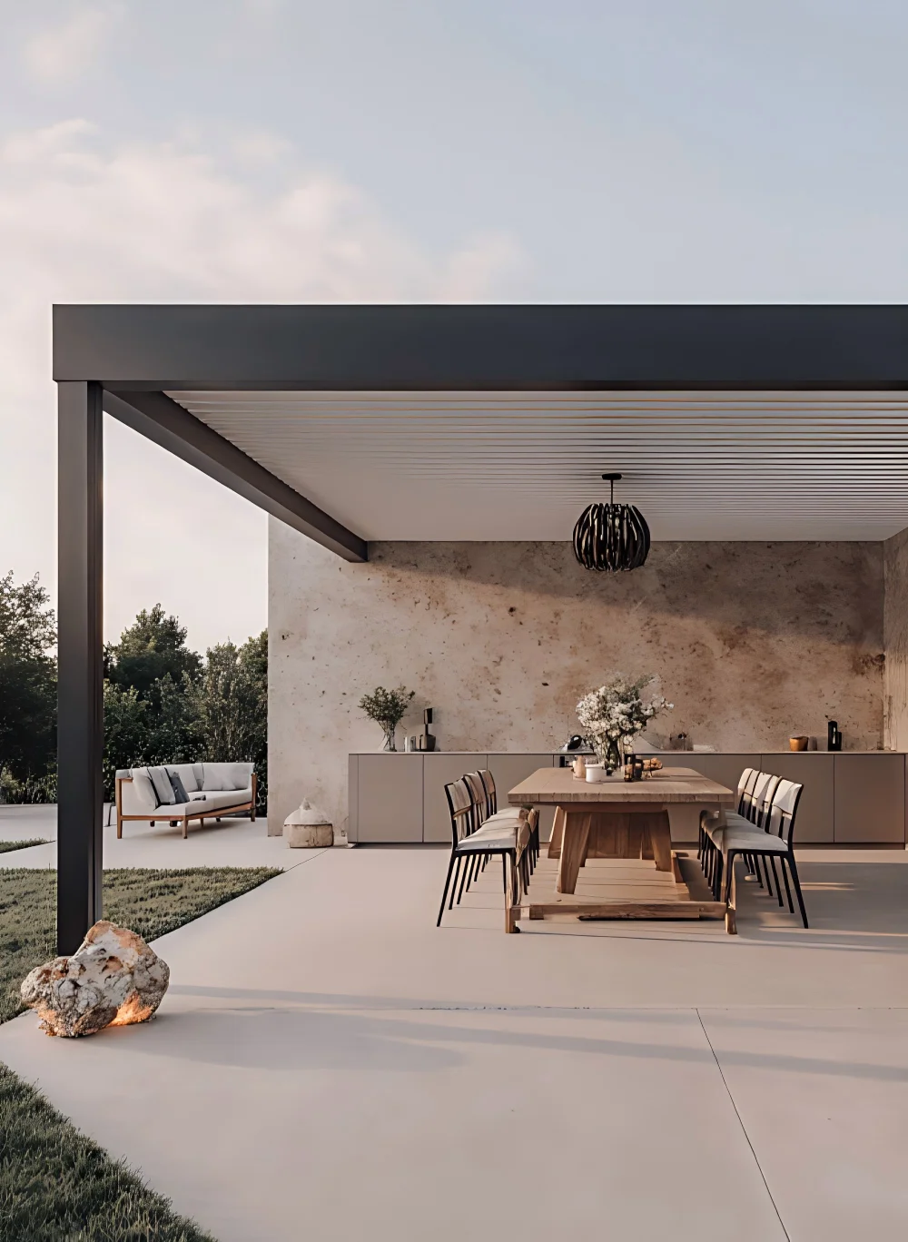 High Hardness Aluminum Wind Proof Rain Proof Pavilion Various Styles with Windproof Roller Blinds Gazebo for  Backyard Pergola