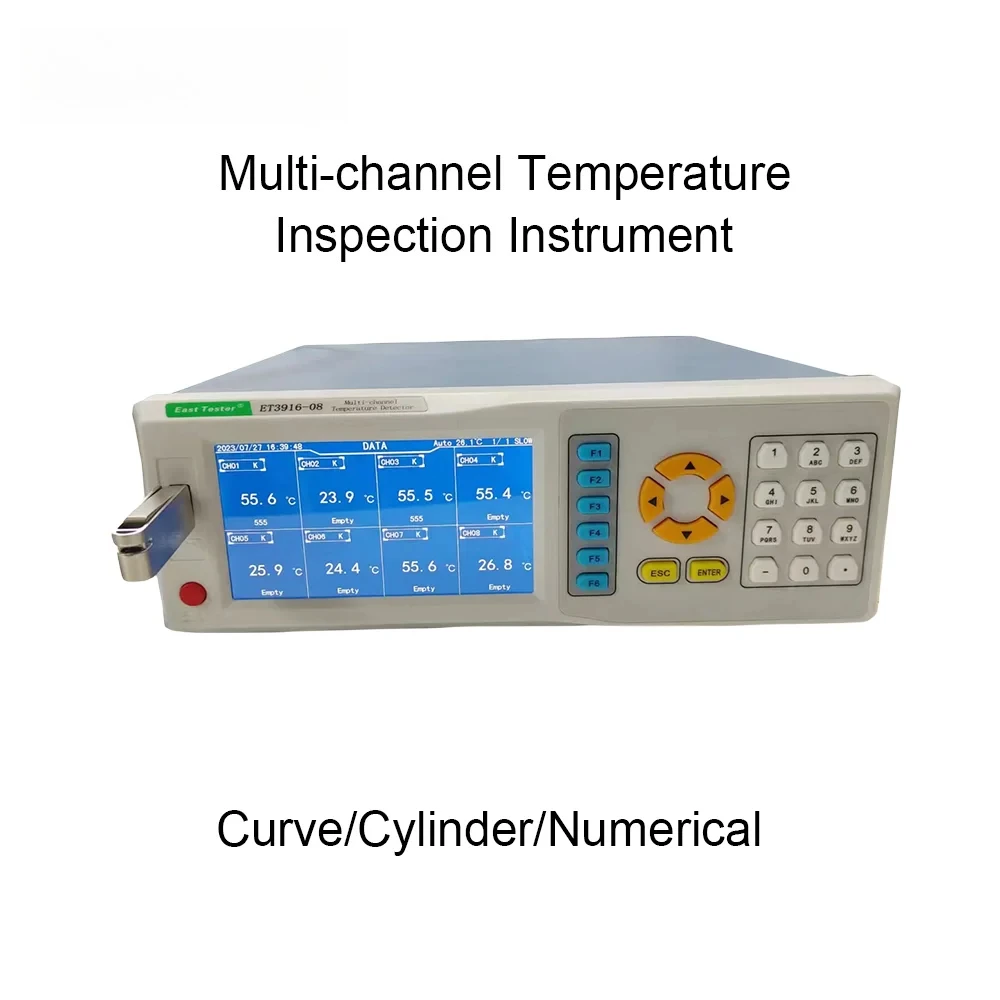 ET3916 Multi-Channel Temperature Detector USB Data Logger Thermocouple Probe