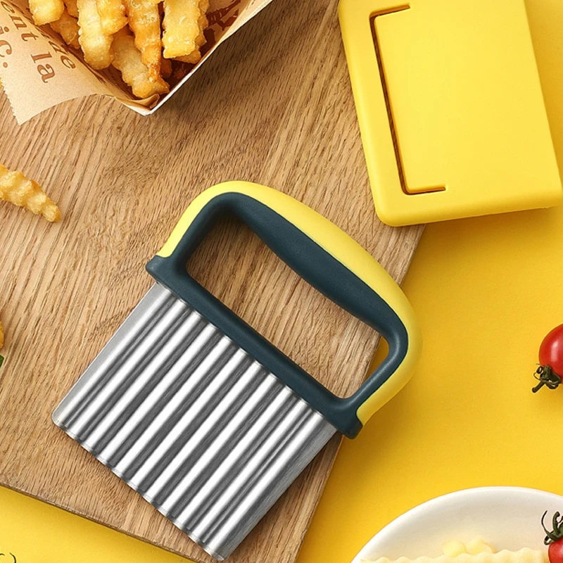 

Wolf Tooth Potato Cutter Wave Knife Potato Ripple Knife Flower Knife Carrot Potato Grid Slicer