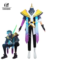 ROLECOS Game LOL HEARTSTEEL Aphelios Cosplay Costume LOL Men Roleplay Outfits Aphelios Women Suit Halloween Full Set With Mask