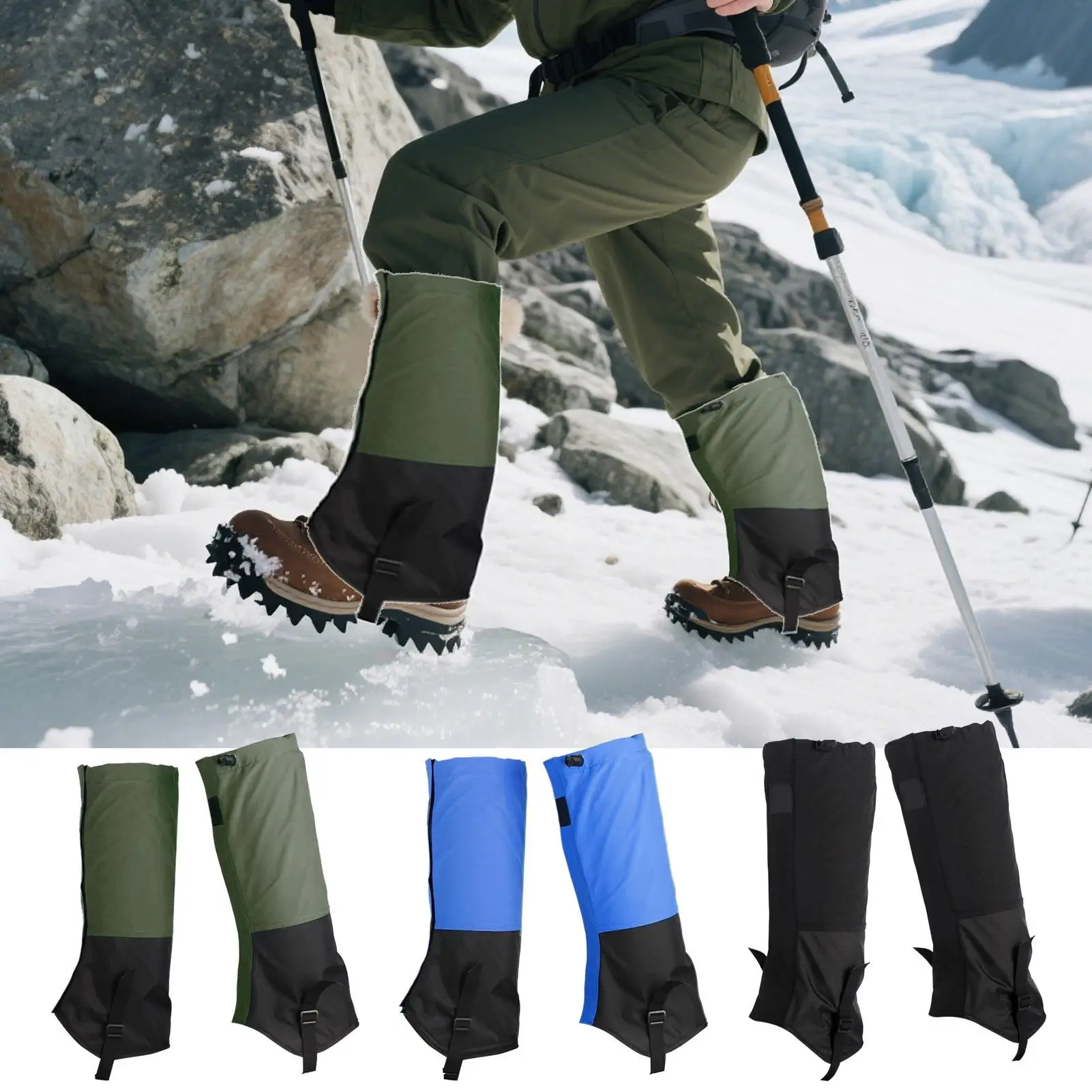 

Профессиональные змеиные гетры, водонепроницаемые защитные ограждения для пеших прогулок и охоты, регулируемое защитное снаряжение для мужчин и женщин на открытом воздухе