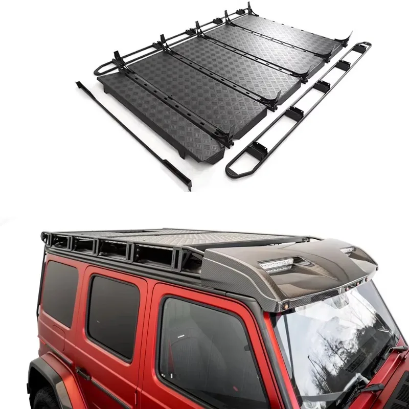 

2019-2023 W464 4x4 Offroad Racks Car Roof Rack for Mercedes Benzs G-class G464 W463a G350 G500 G63 Roof Luggage Rack