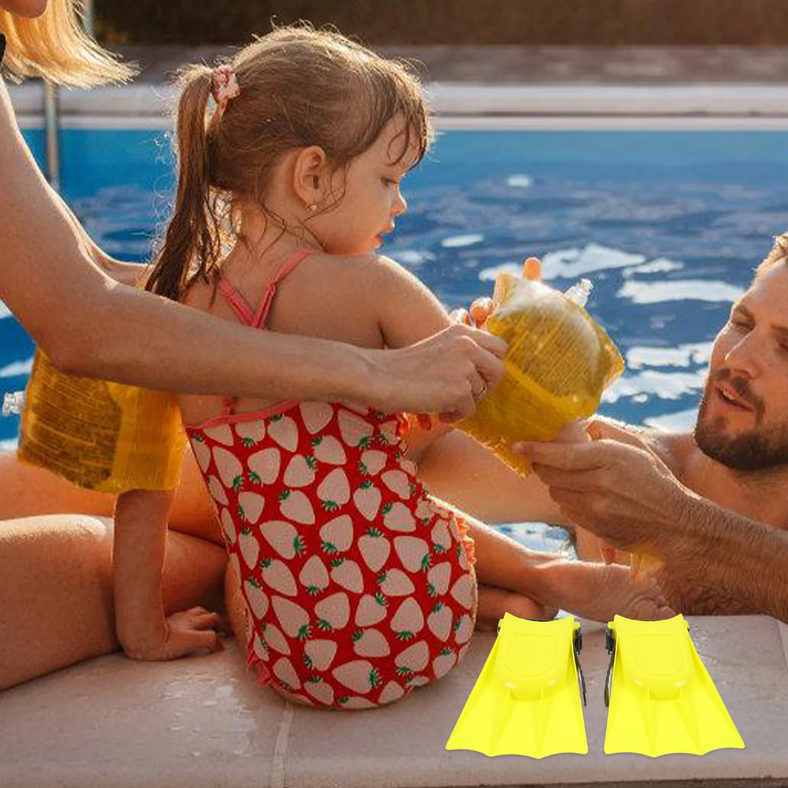 

1 Pair Snorkeling Flippers Soft Non-Skid Swimming Fins Adult Swim Training Flippers for Snorkeling Diving Swimming Practice