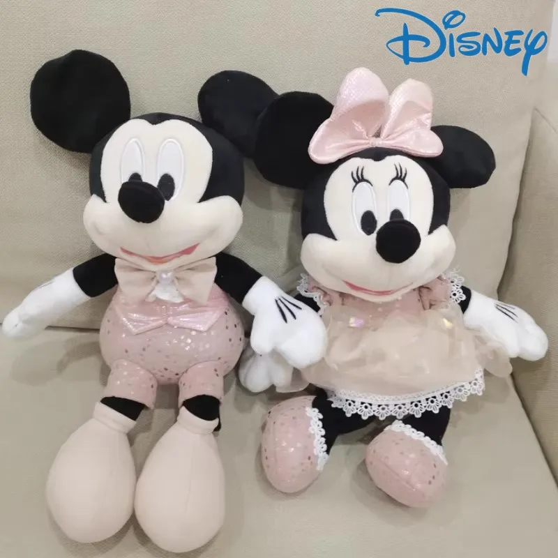 Hot genuine Valentine Disney Mickey Minnie Palace Wedding Plush Doll China Wedding Dolls Valentine Valentine'S Day Wedding Gift