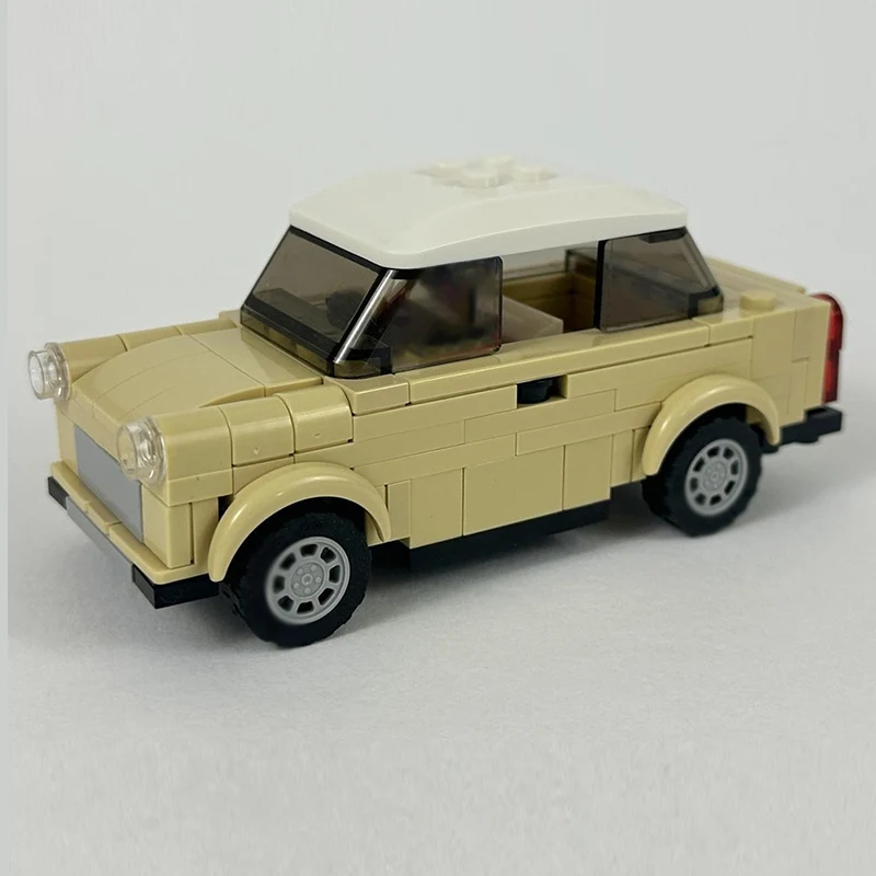 City Car Model MOC Building Bricks 601 National Economy Car Modular Technology Children Holiday Gifts Assemble Toys Suit