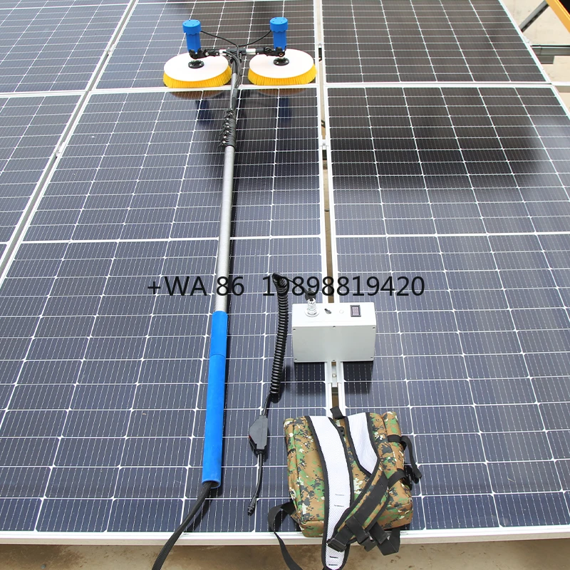 

Double Head Solar Panel Cleaning Brush Solar Panel Cleaning Tool Equipment