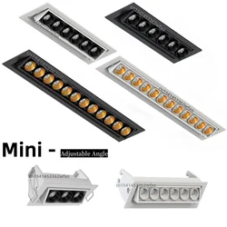 Dimmbare Mini-LED-Himmel Lichter Cob Down lights Scheinwerfer AC110V-220V Kühlergrill Lichter Linie Lichter Wohnzimmer Innen beleuchtung Glühbirnen