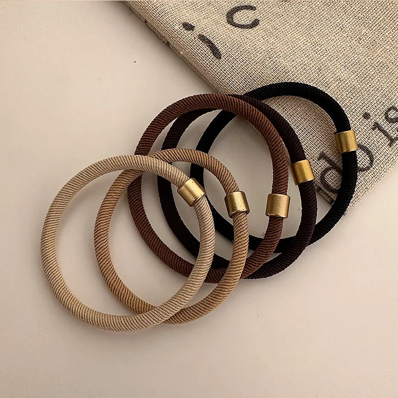 10/20/50/100Pcs Elastic Hair Ties, Durable Simple Basic Hair Bands, High Ponytail Hair Rubber Bands Women Hair Accessories