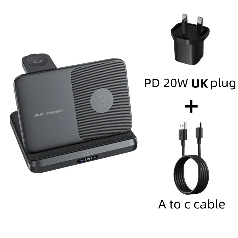 Samsung Galaxy Watch 6,buds2,z fold 5, 4, 3,s23 ultra用の急速充電