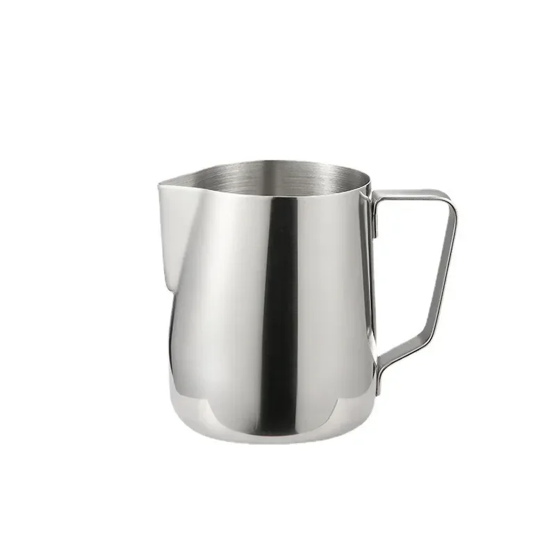 100-250ml Silvery Stainless Steel Milk Frothing Pitcher Steaming Coffee Latte Frother Cup Cappuccino Milk Cream Froth Pitcher