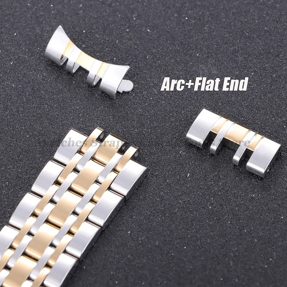 12/14/16/18/19/20mm/21mm/22mm/24mm Stainless Steel Wacth Strap for Armani for Tissot for Citizen Strap Men Women Sport Watchband view 4