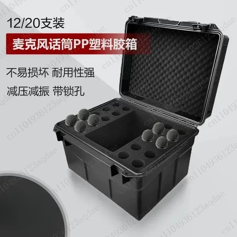 ABS Microphone Protection Box 4 Pcs 2 Pcs Suitcase  Microphone Box Storage Box