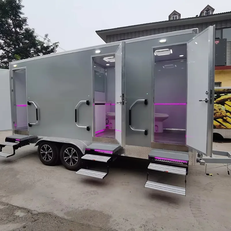 Produttori Rimorchio portatile mobile Toilette portatile per rimorchio