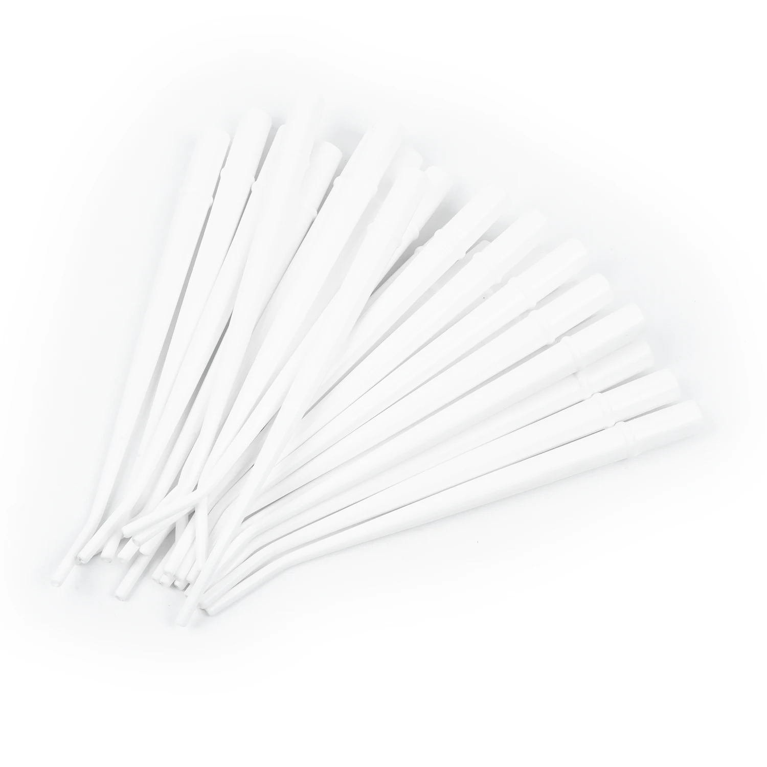 25pcs/Pack JOLANT Dental Aspirator Suction Tube Plastic Curved Tips Surgical Aspirator Dental Saliva Ejector Tips 1/4\