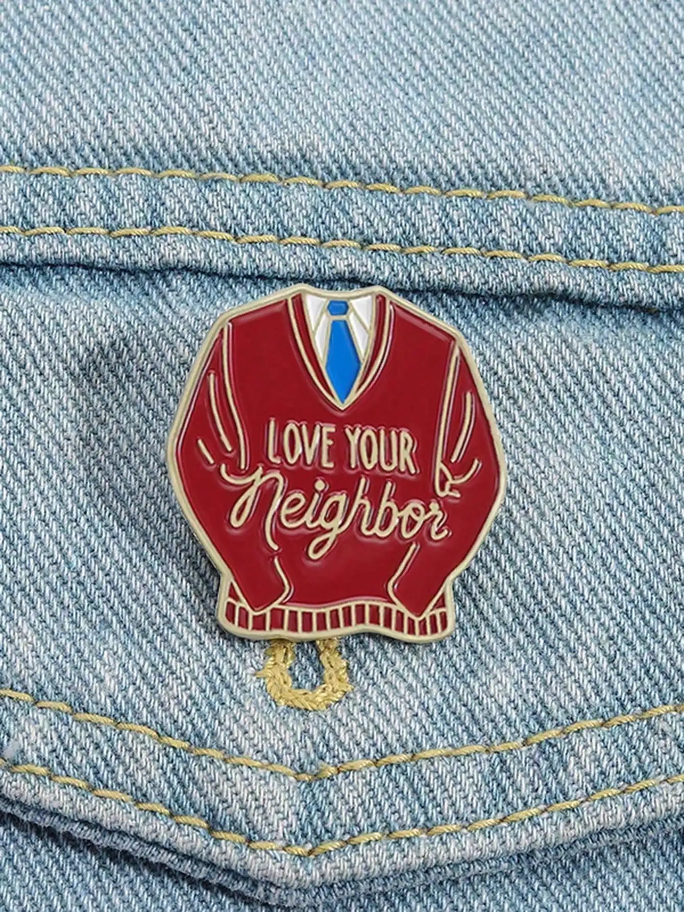 

1pc Inspirational Enamel Brooch Cool Badge Eye-catching badge design, fashion jewelry to complement any outfit Valentine's Day