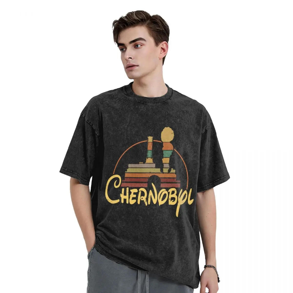 T Chernobyl Fantasy Logo RBMK Roentgen Not Great Not Terrible Nuclear Power Liquidator Station Roentgen Radiation AMZ T-Shirt