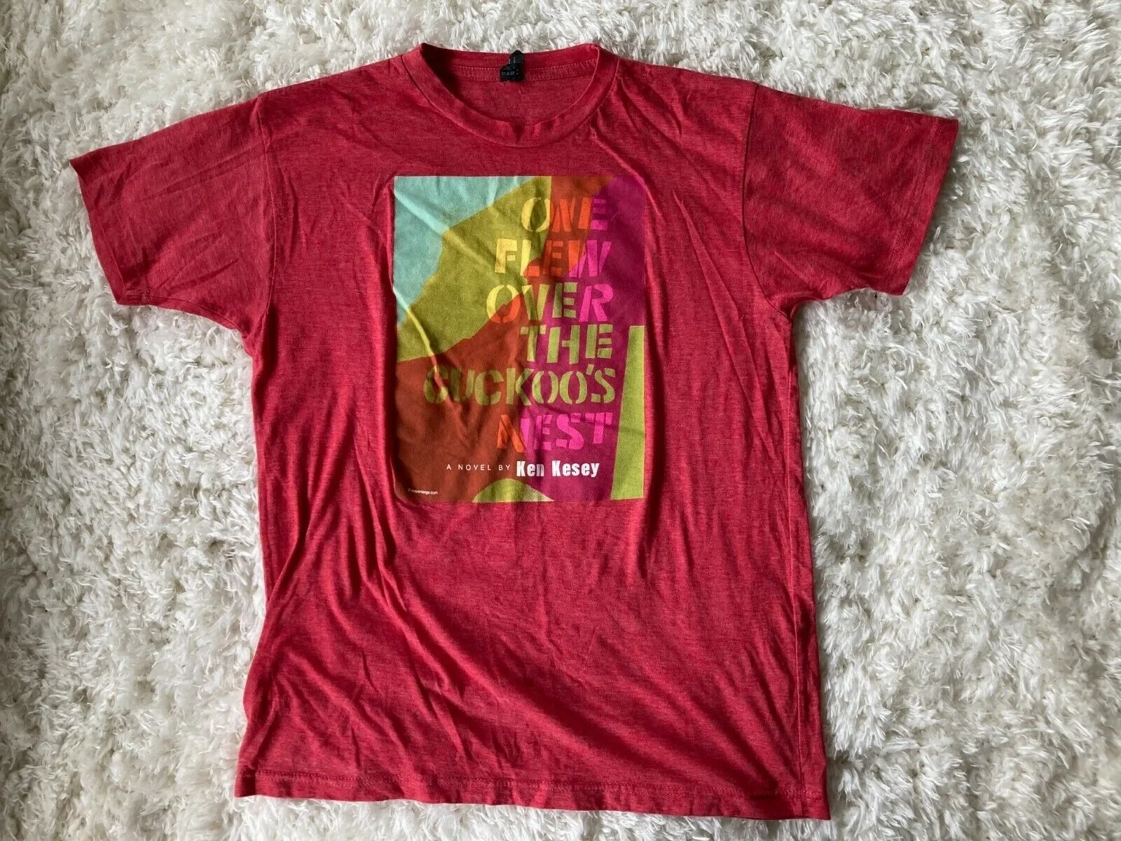 One Flew Over The Cuckoo's Nest Shirt Ken Kesey Literature Novel Book Tee Medium