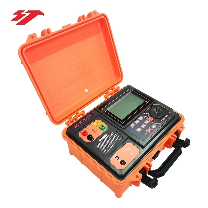 Hengtai GD-HT719D Ground Resistance Tester Ground Resistance Tester Soil Resistivity Meter