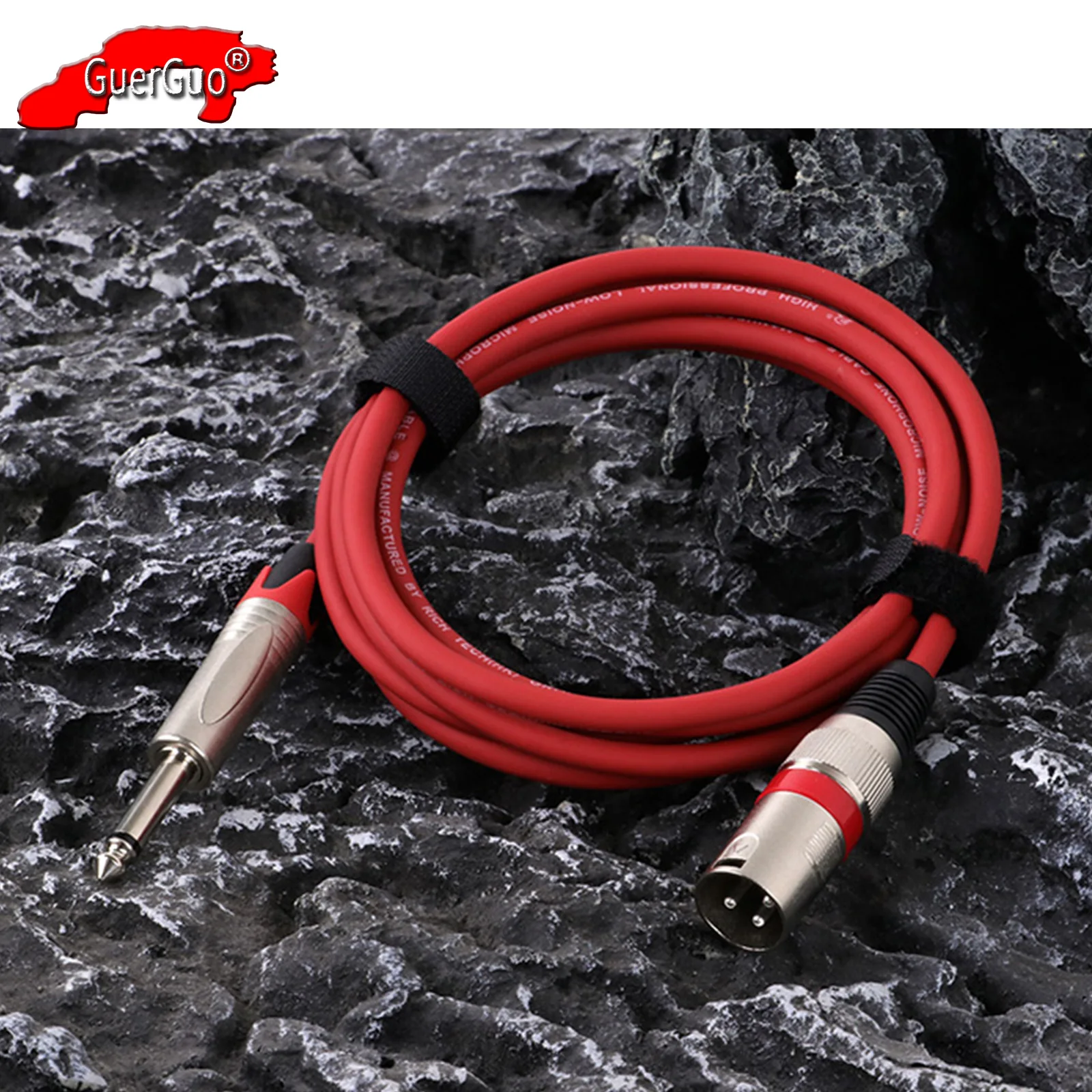 

MIC Cord 6.35mm 1/4 inch Mono Male Jack to 3Pin XLR Male Plug Microphone Audio Extension Cable for Speaker Guitar Amp Mixer