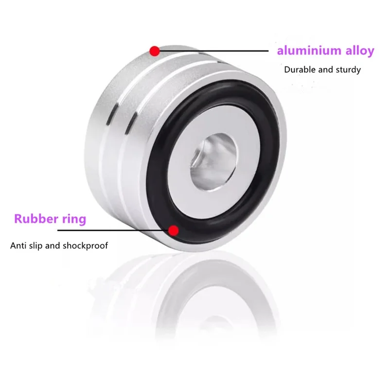 AlumíNio Alloy Shock-Absorbing Foot Pad, HiFi High-End Speaker, Amplifier, Anti Slip, Stand Nail, 40Mm X 20Mm, 3 Cor