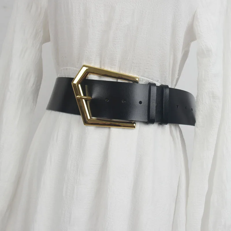 Ladies' Decoration Waist Cinching Ultra Wide Belts,Paired With Sweater,Dress,Shirt Retro Fashion Design Woman Waistband