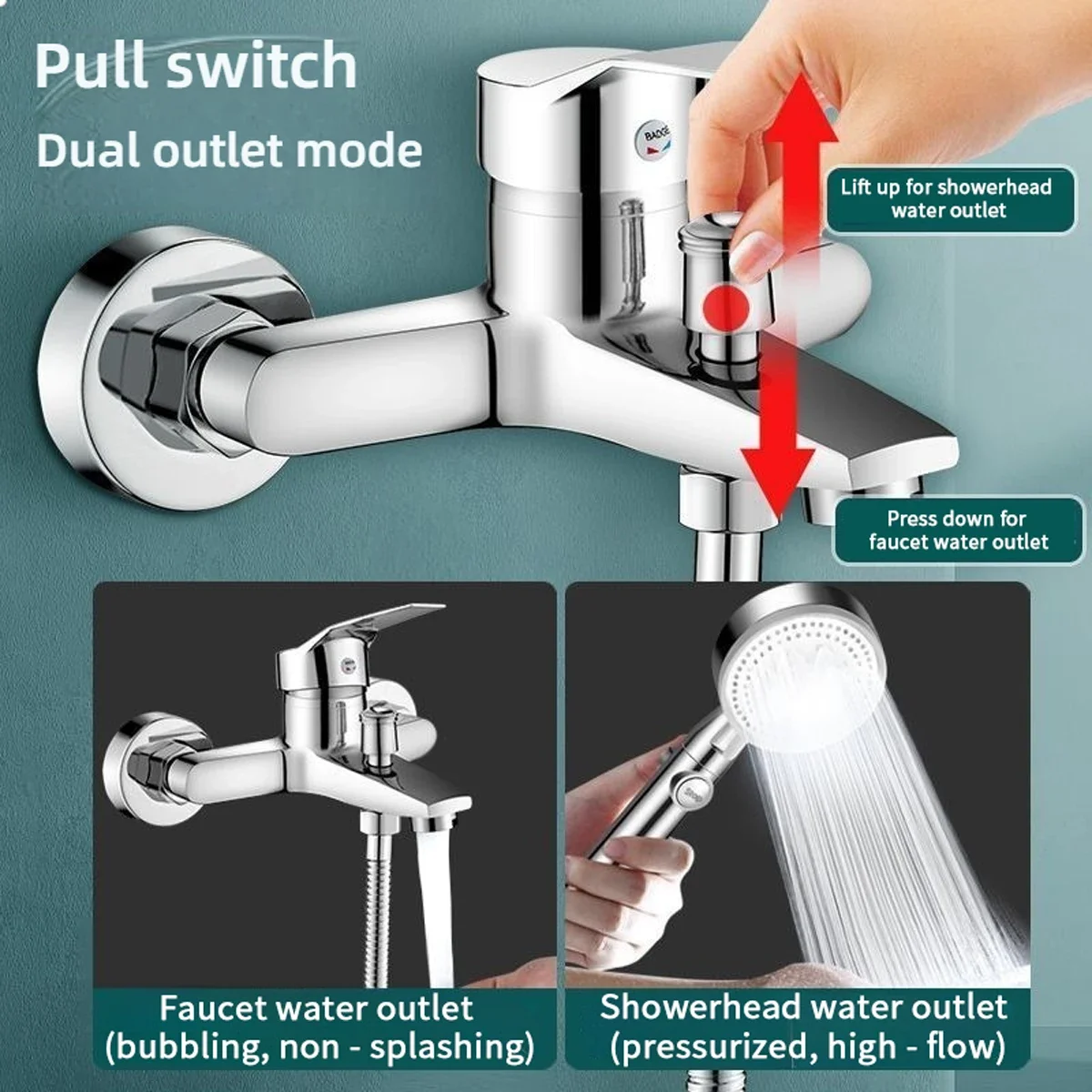 Thumbnail 4 - #42 Top Wall-Mounted Bath Taps Picks for Every Budget