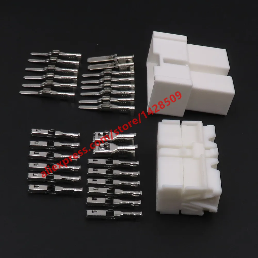 1 Pcs 10 Pin 1.2 2.2 Series Car Composite Connector Auto Lifter Motor Cable Harness Male Plug Female Socket 7283-1556