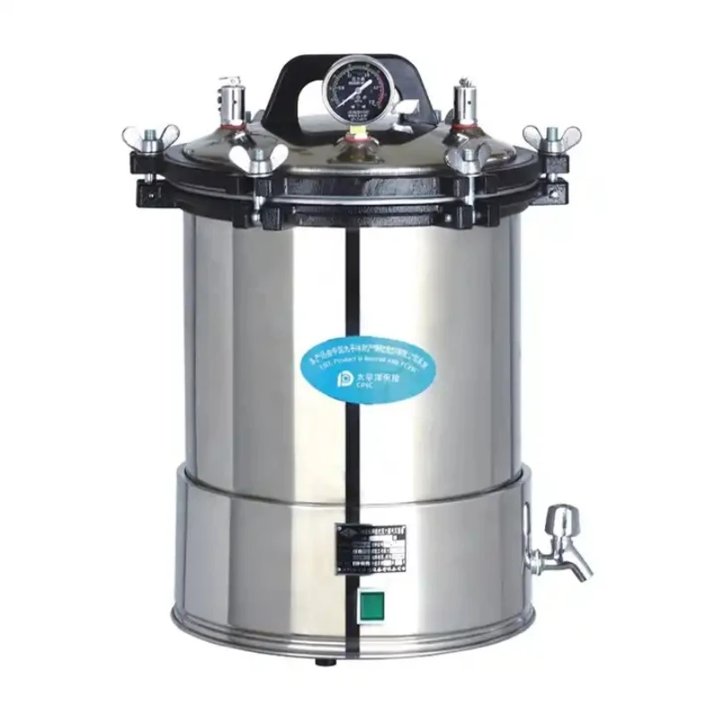 Imagem -05 - Ikeme-autoclave Portátil de de Alta Temperatura Automático Seguro Vapor Esterilizar 18l 24l Quente Aço Inoxidável