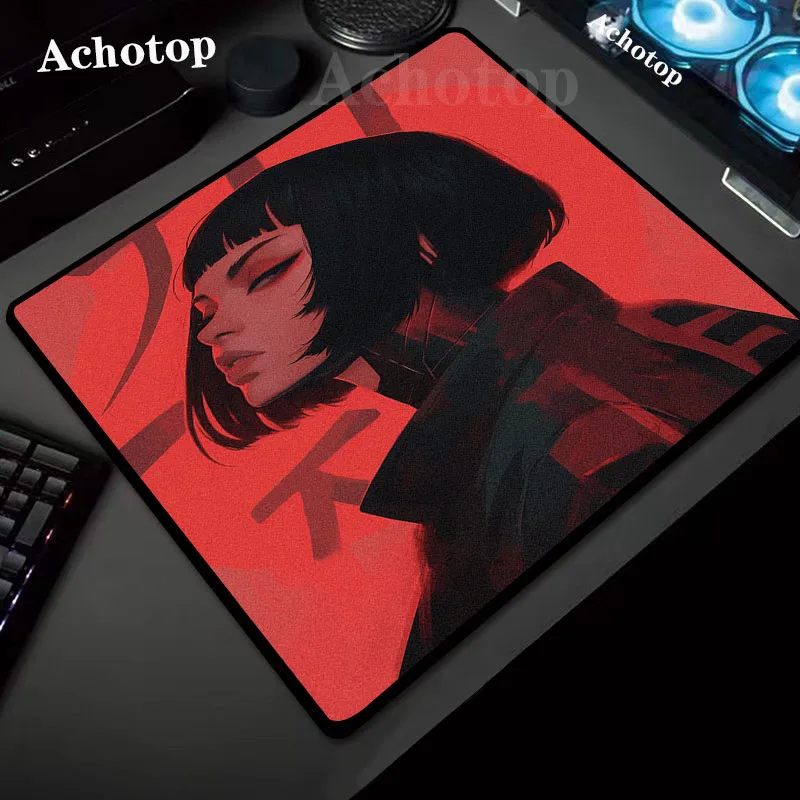 E-Sports Speed MouseSub Anime Girl Tapis de souris, Polymères, Haute élasticité, Non ald Astronomique, Surface de contrôle, Accessoires Gamer, 45x40cm