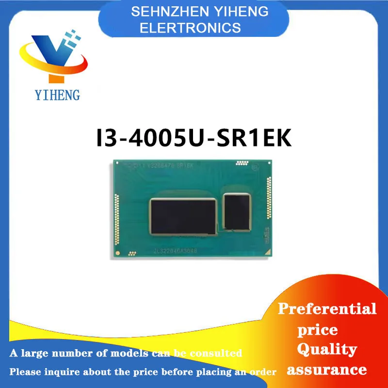 

I3-4005U-SR1EK 100% новые оригинальные электронные компоненты интегральной схемы BGA Прямая оплата