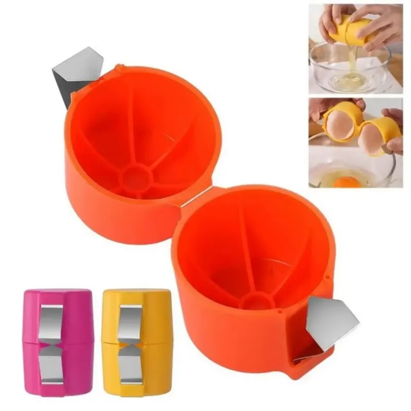 Non-scratch Egg Sheller Egg Shell Separator  Home Kitchen Egg Shell Separation Tool Stainless Steel Thickened Egg Opener