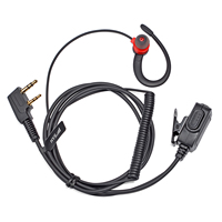 G Shape Headset, Soft Earpiece 2-pin Walkie Talkie Earphone for BaoFeng UV-5R BF-888s Kenwood Retevis Two Way Radio Headsets
