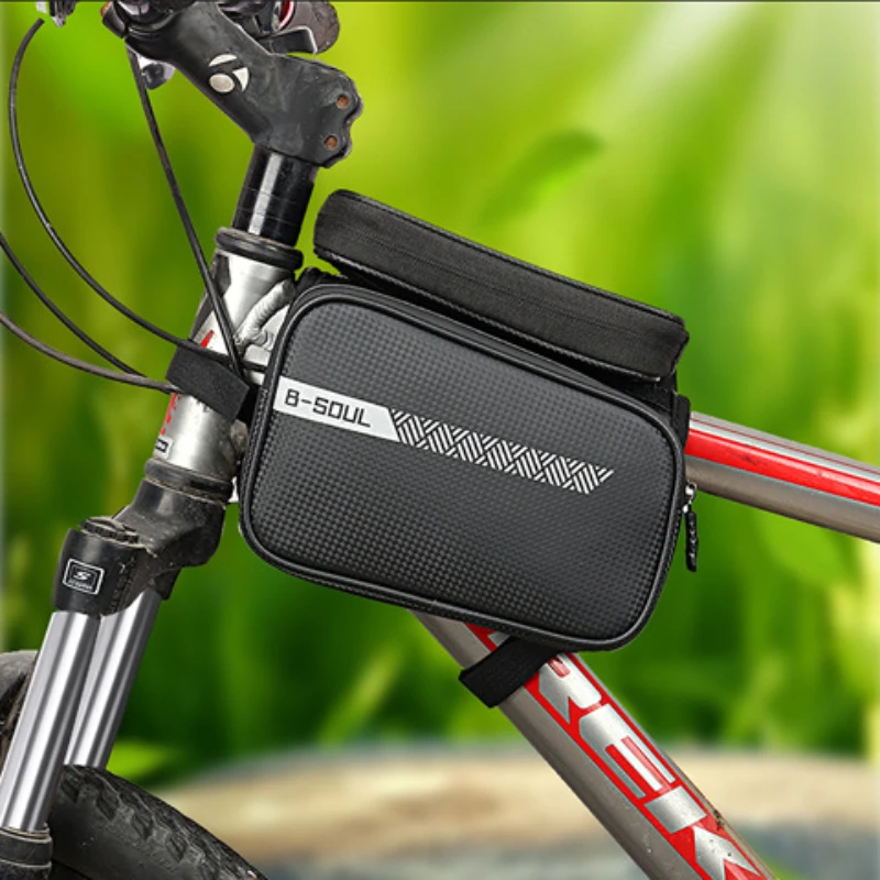 

Bicycle Bag Front Beam Mountain Bike Bag Mobile Phone Placement Upper Tube Bag Waterproof Riding Equipment Accessories