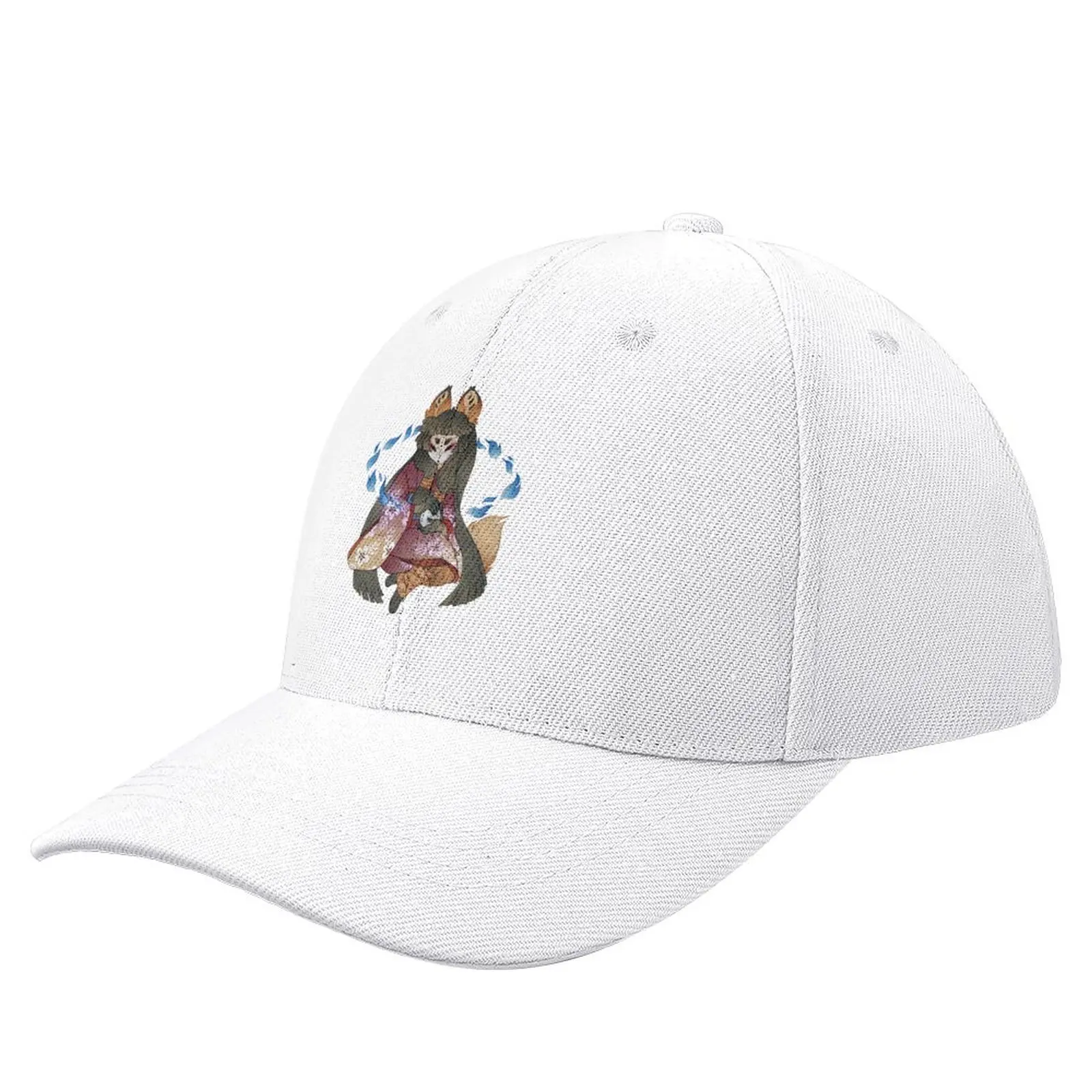 Ring of Foxfire - TeaKitsune Fox Yokai Baseball Cap Hat Man For The Sun western Hat Women's Golf Clothing Men's