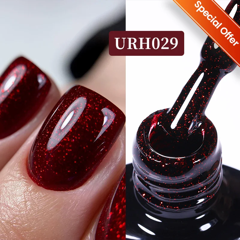 UR SUIKER 7 ml Lente Kleur Gel Glitter Blauw Groen Semi-permanente Nagel UV Drogen Led Nagellamp Losweken UV Gel Polish Nail Supply